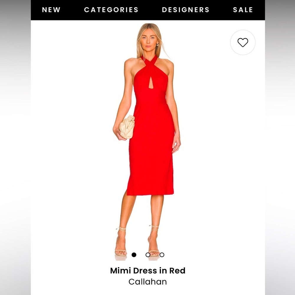 NWOT Callahan Knit Mimi Dress Red size M